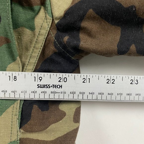 US Army Coat Cold Weather Camouflage Pattern Jacket Mens Small M65 Military Hood - Picture 12 of 16